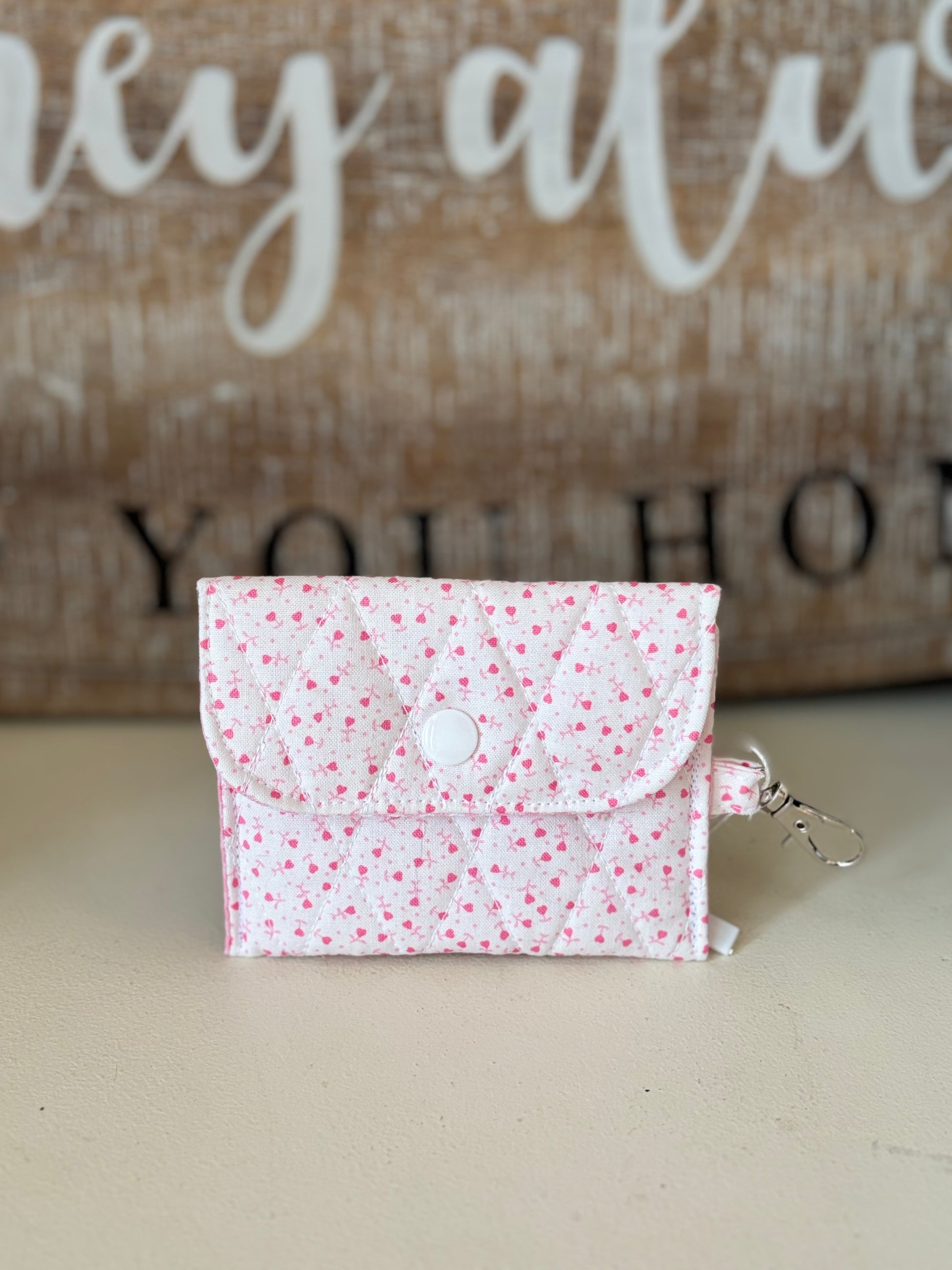 Pink Mini Hearts AirPod & Earbud Case