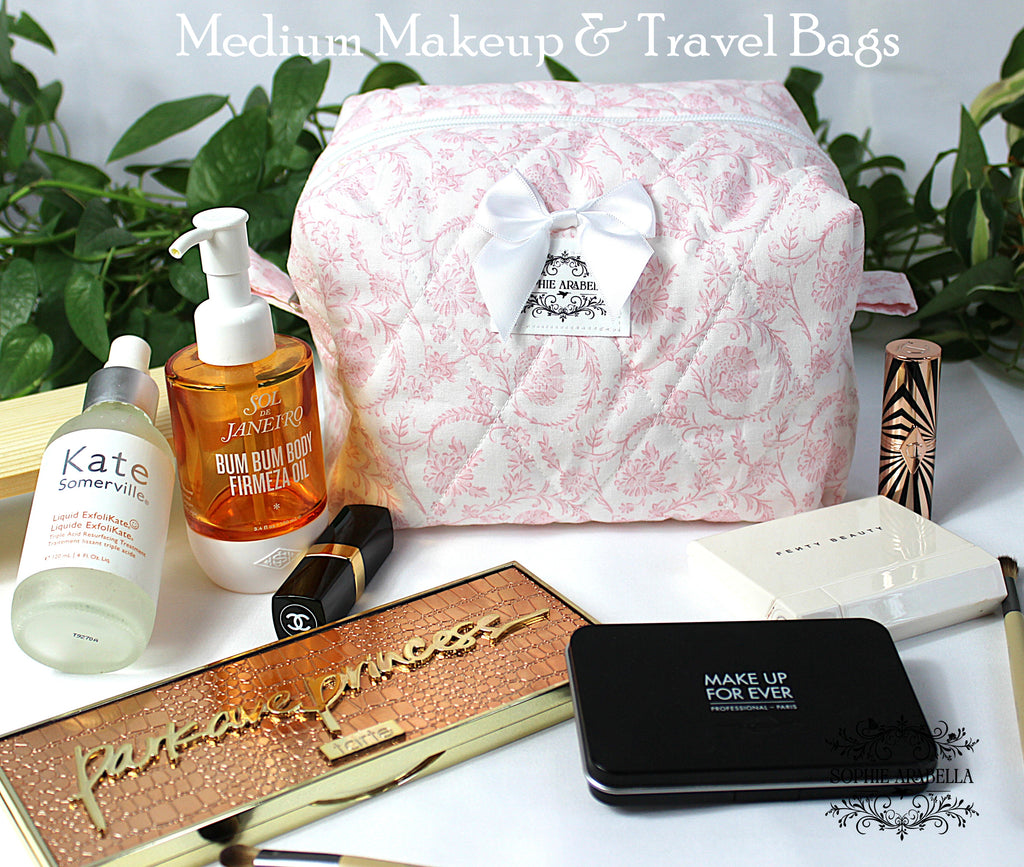 Bella Pink Makeup Bag