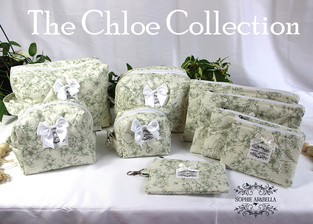 Makeup Bags - The Chloe Collection - Carry It All!