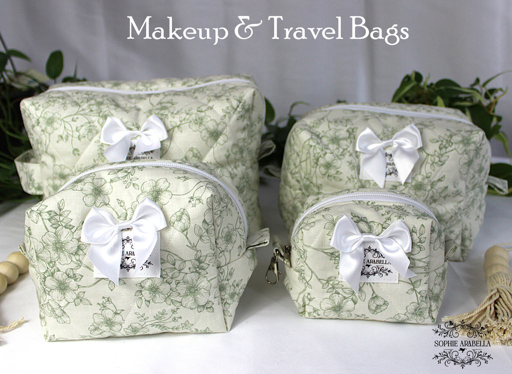 Makeup Bags - The Chloe Collection - Carry It All!