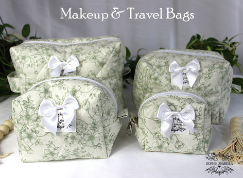 Makeup Bags - The Chloe Collection - Carry It All!