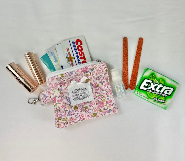 Lucy Pink Zippered Wallet