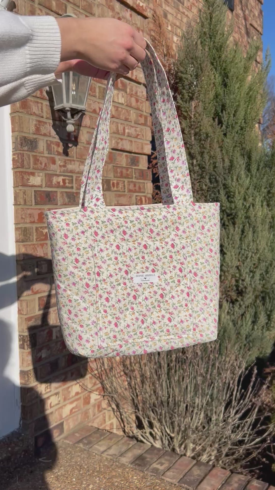 Sweet Petite Tote - Vintage Florals